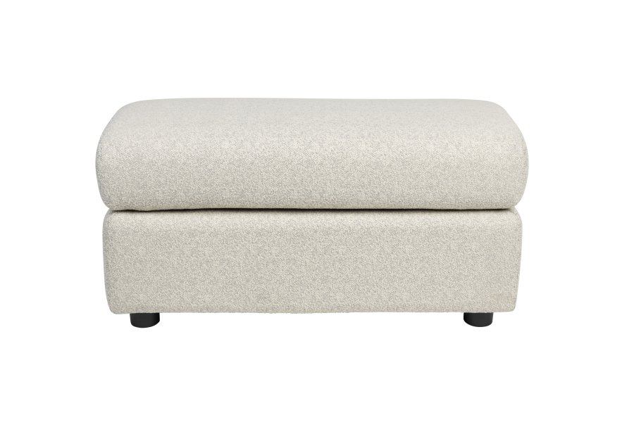 ZUIVER Mississippi udendrs fodskammel - beige olefin fiber/polyester