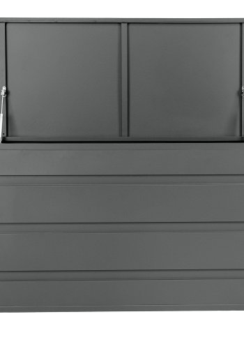 HOUSE NORDIC Hyndeboks, aluminium, gr, medium, 130x60x75 cm, 450 L