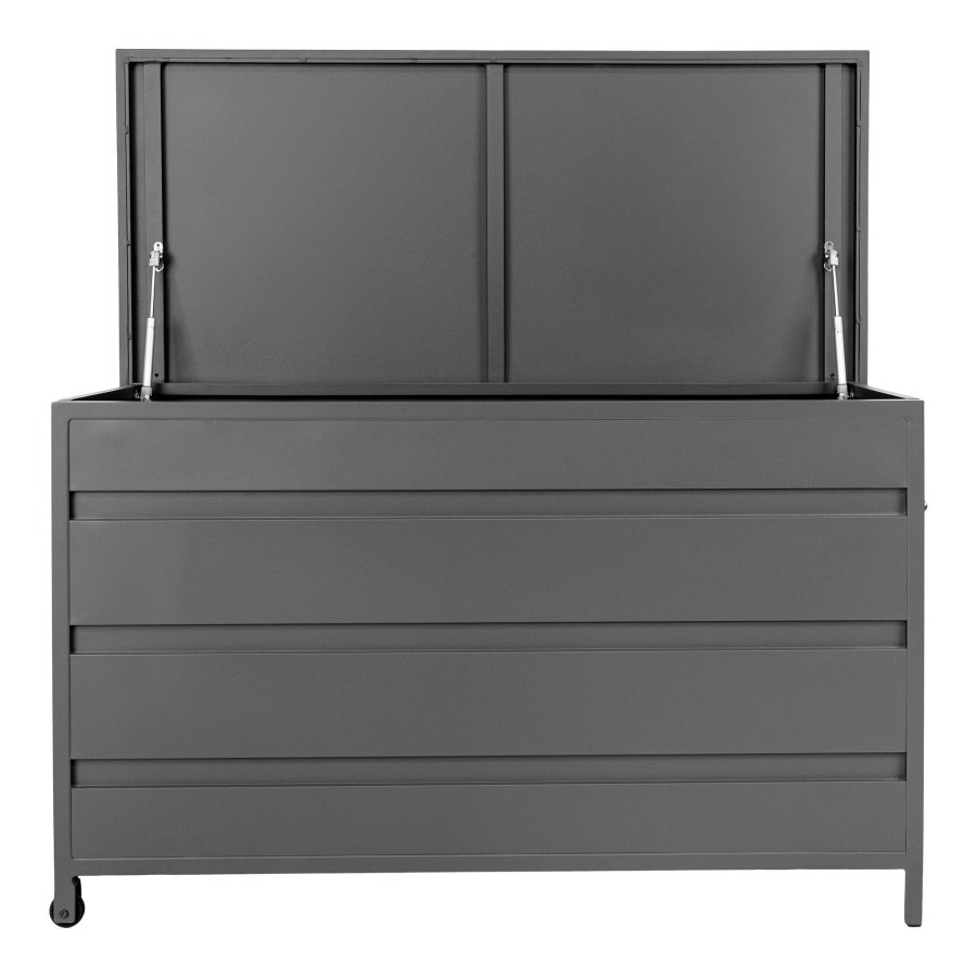 HOUSE NORDIC Hyndeboks, aluminium, gr, medium, 130x60x75 cm, 450 L