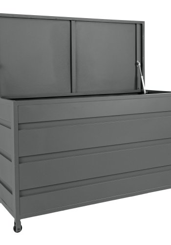 HOUSE NORDIC Hyndeboks, aluminium, gr, medium, 130x60x75 cm, 450 L
