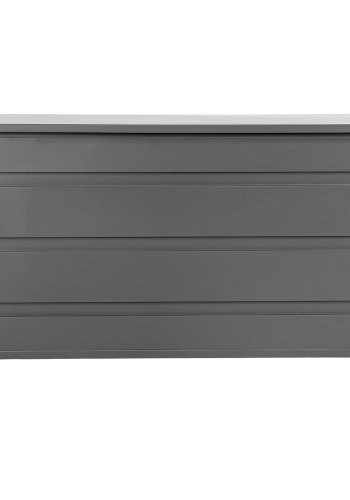 HOUSE NORDIC Hyndeboks, aluminium, gr, medium, 130x60x75 cm, 450 L