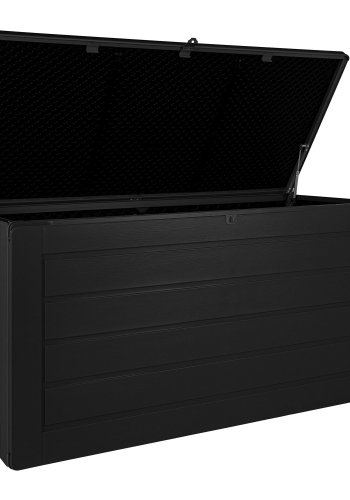 HOUSE NORDIC Hyndeboks, plastik, sort, 146,5x71x75 cm, 680 L