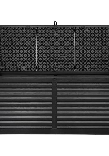 HOUSE NORDIC Hyndeboks, plastik, sort, 146,5x61x64,5 cm, 490 L