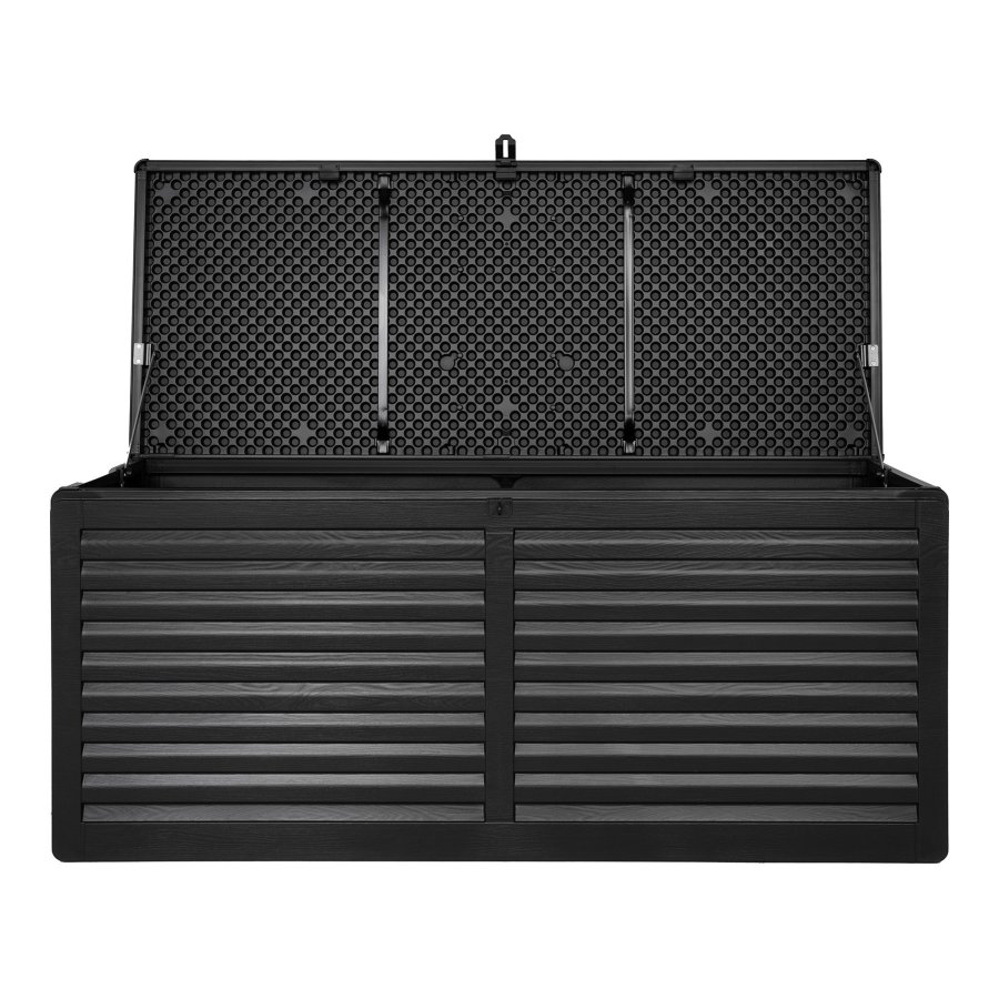 HOUSE NORDIC Hyndeboks, plastik, sort, 146,5x61x64,5 cm, 490 L