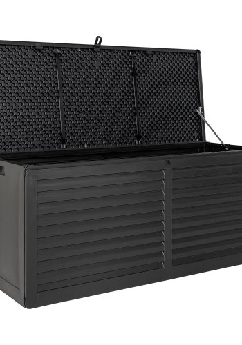 HOUSE NORDIC Hyndeboks, plastik, sort, 146,5x61x64,5 cm, 490 L