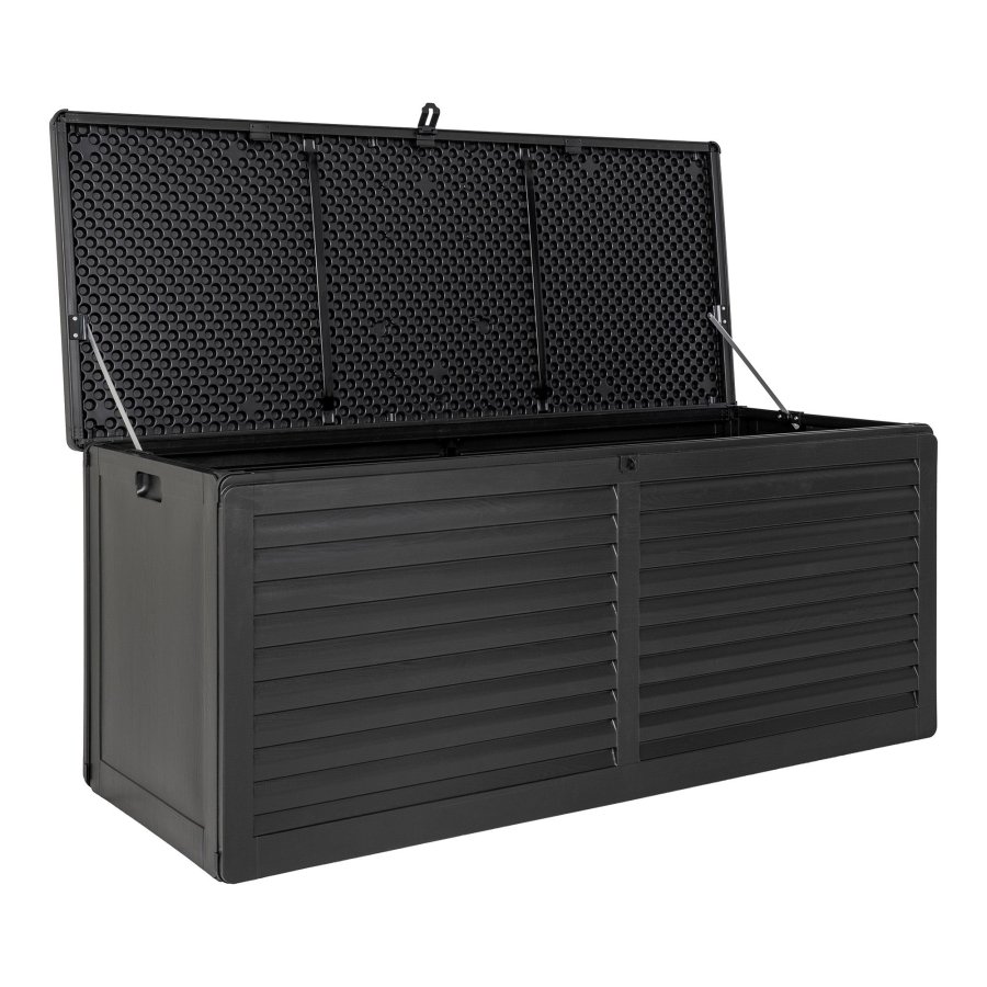 HOUSE NORDIC Hyndeboks, plastik, sort, 146,5x61x64,5 cm, 490 L