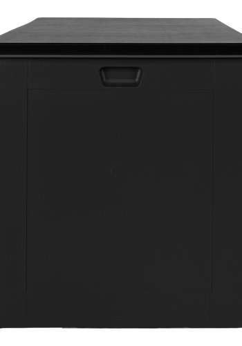 HOUSE NORDIC Hyndeboks, plastik, sort, 146,5x61x64,5 cm, 490 L