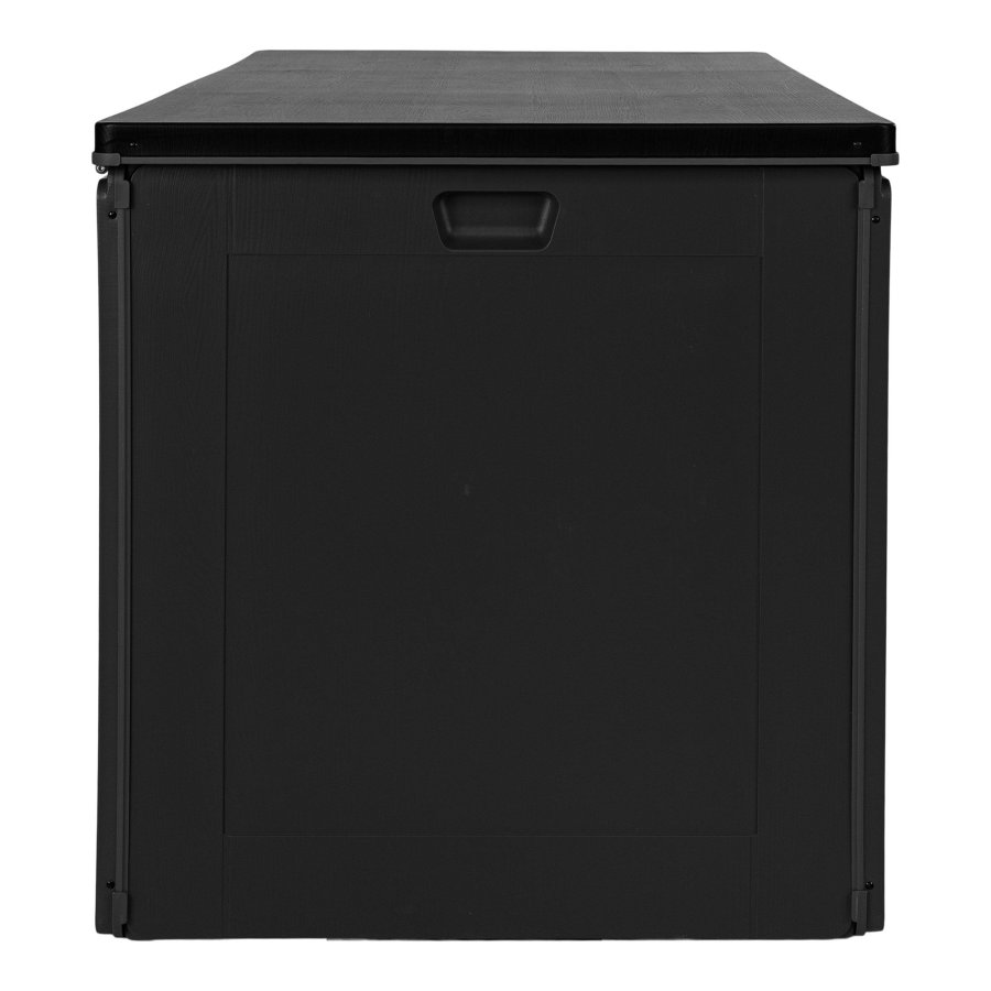 HOUSE NORDIC Hyndeboks, plastik, sort, 146,5x61x64,5 cm, 490 L