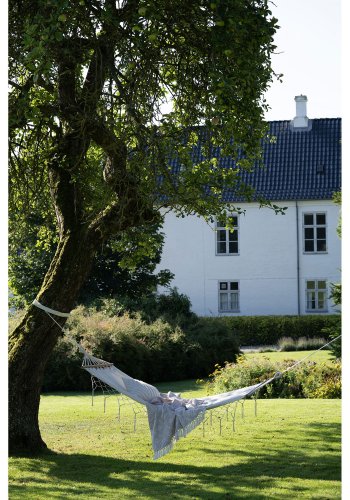 HOUSE NORDIC  Edessa Hngekje - Hngekje, polyester/bomuld, lrk, off white