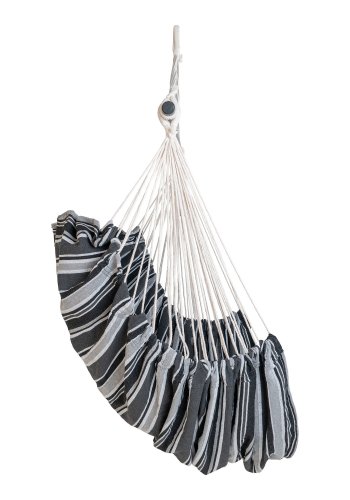 HOUSE NORDIC Hngestol, polyester/bomuld, lrk, sort/gr/hvid