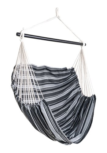 HOUSE NORDIC Hngestol, polyester/bomuld, lrk, sort/gr/hvid