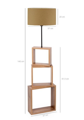 LUMI Granada gulvlampe i tr -780SGN1960