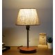 LUMI AYD 3137 bordlampe - creme stof, metal og tr
