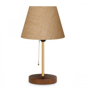 LUMI AYD 3137 bordlampe - creme stof, metal og tr