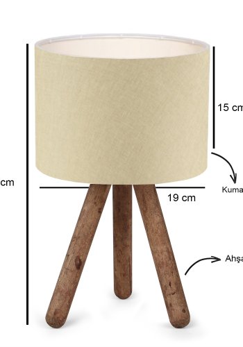 LUMI Aurillac bordlampe -780SGN2575