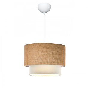 LUMI AYD loftlampe, rund - beige stof (30)