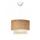 LUMI AYD loftlampe, rund - beige stof (30)
