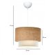 LUMI AYD loftlampe, rund - beige stof (30)