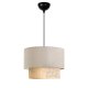 LUMI AYD loftlampe, rund - creme stof (25)