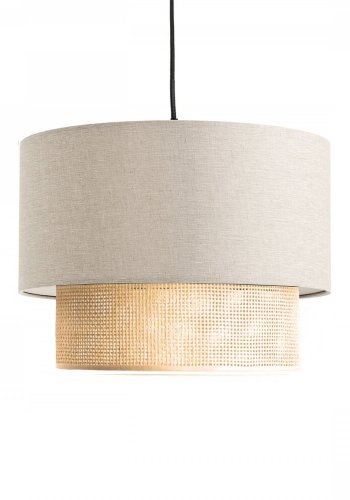 LUMI AYD loftlampe, rund - creme stof (25)