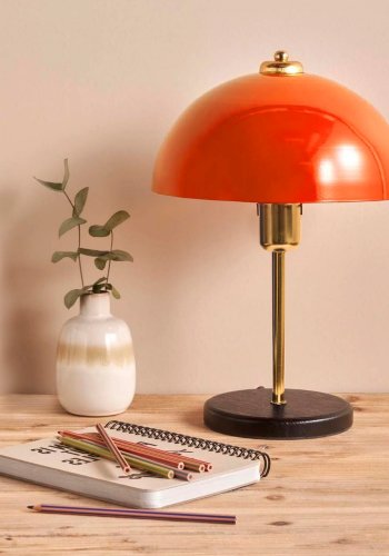 LUMI AYD 3666 bordlampe - orange metal