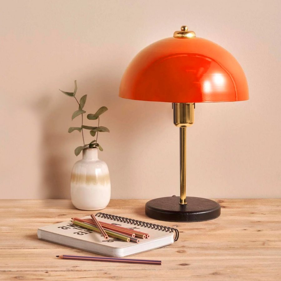 LUMI AYD 3666 bordlampe - orange metal