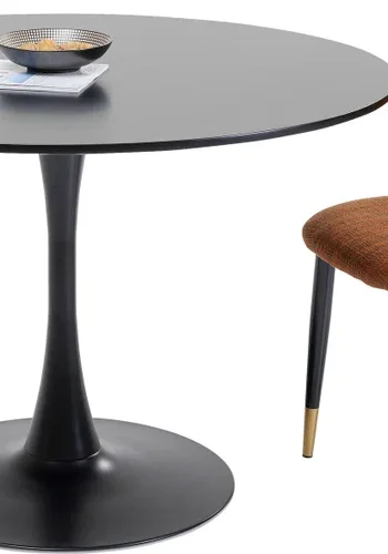 KARE DESIGN Schickeria sofabord, rund - sort MDF og sort stl (110)