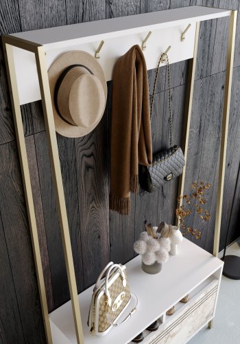 FUNZI LIVING Devin - Hvid - Entrést