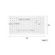 ZUIVER Bundy Pegboard organizer - hvid jern og bambustr