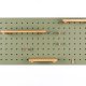 ZUIVER Bundy Pegboard organizer - grn jern og bambustr