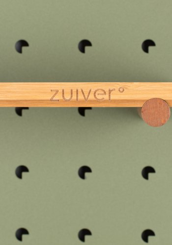 ZUIVER Bundy Pegboard organizer - grn jern og bambustr