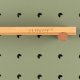 ZUIVER Bundy Pegboard organizer - grn jern og bambustr