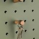 ZUIVER Bundy Pegboard organizer - grn jern og bambustr