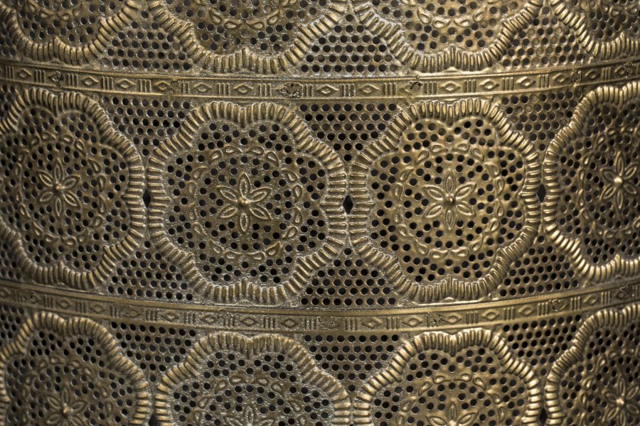 DUTCHBONE Botanisk urtepotteskjuler L - messing jern