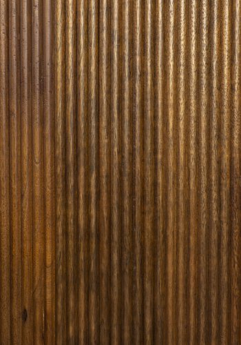 DUTCHBONE Ribble urtepotteskjuler, kvadratisk - valnddefarvet mangotr (st med 2)