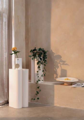 ZUIVER Shape piedestal - beige jern (st med 2)