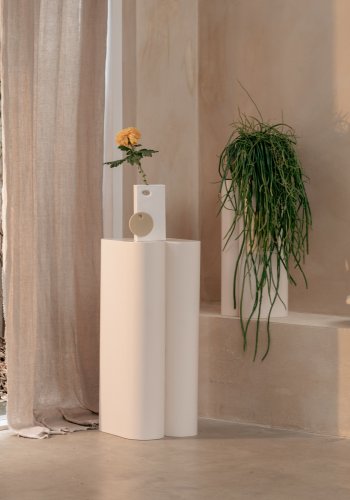 ZUIVER Shape piedestal - beige jern (st med 2)