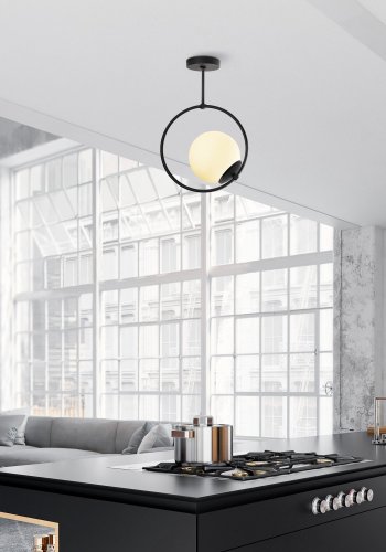 LUMI GMN loftlampe - sort metal