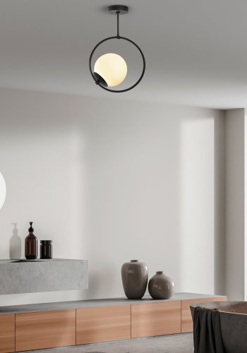 LUMI GMN loftlampe - sort metal