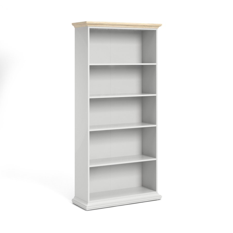 TVILUM Paris bogreol - hvid tr, m. 4 hylder