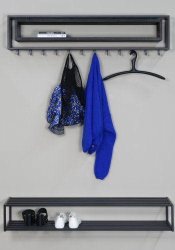 SPINDER DESIGN 120 School Black Edition knagerkke, m. 1 rum - sort stl