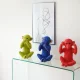 KARE DESIGN Monkey Kikazaru sparebsse - rd polyresin (H:35)