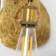 KARE DESIGN Animal Goat vglampe - guld polyresin og aluminium