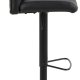 ACT NORDIC Sylvia barstol, m. rygln, fodsttte og gaspatron - sort PU og sort stl
