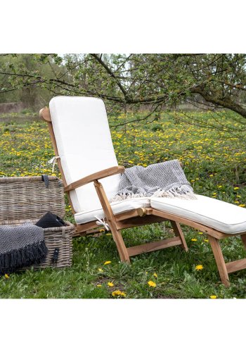 HOUSE NORDIC Arrecife dkstolshynde - hvid bomuld