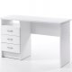 TVILUM Function Plus skrivebord - Hvidt tr, m. 3 skuffer