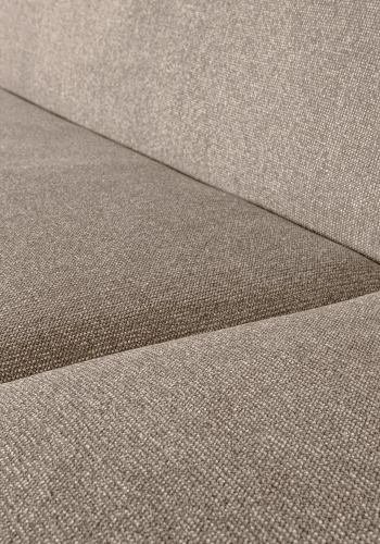 BEPUREHOME Sloping U-formet sofa - natur meleret chenille stof