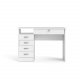 TVILUM Function Plus skrivebord - hvid, m. 5 skuffer 