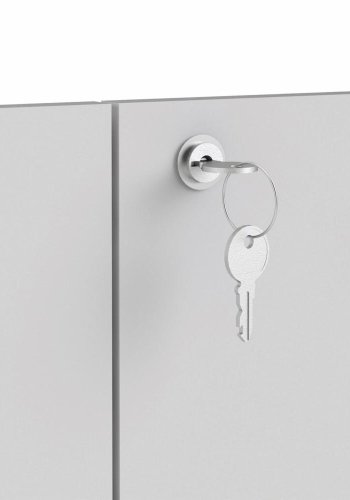 TVILUM Prima lger med ls - hvid melamin (st af 2)