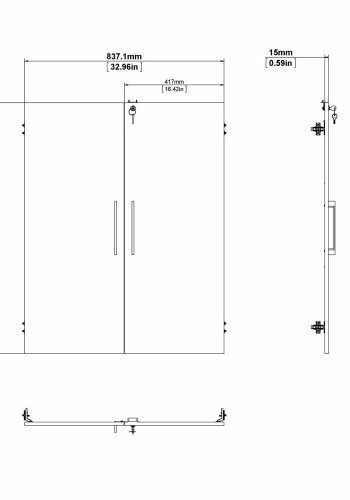 TVILUM Prima lger med ls - egetrsfarvet melamin (st af 2)